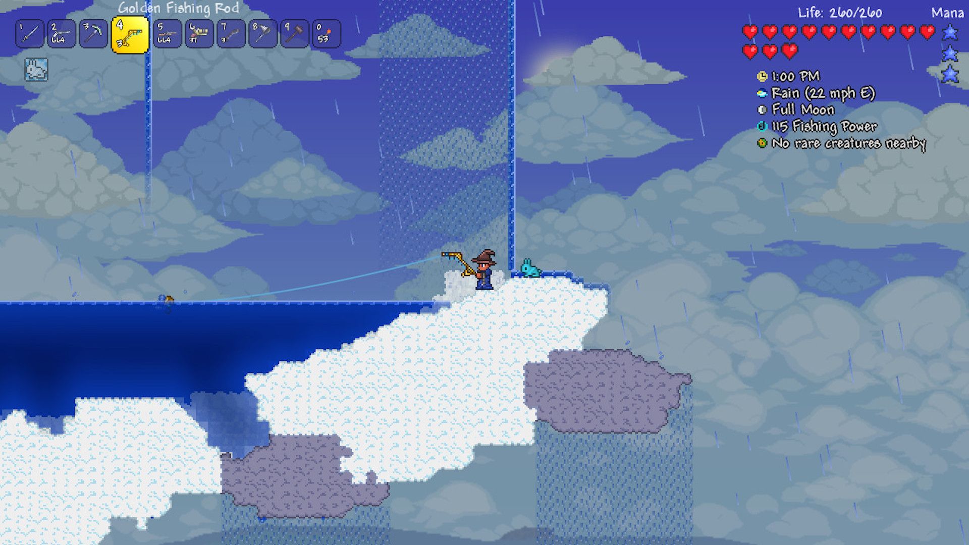 Fishing in Terraria