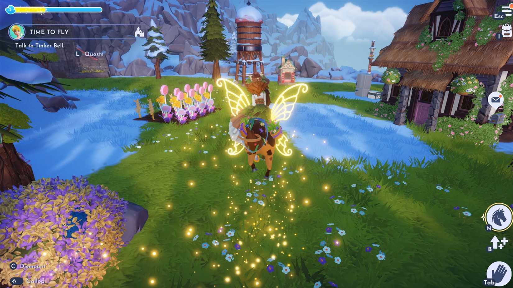 fly with your horse in ddv disney dreamlight valley