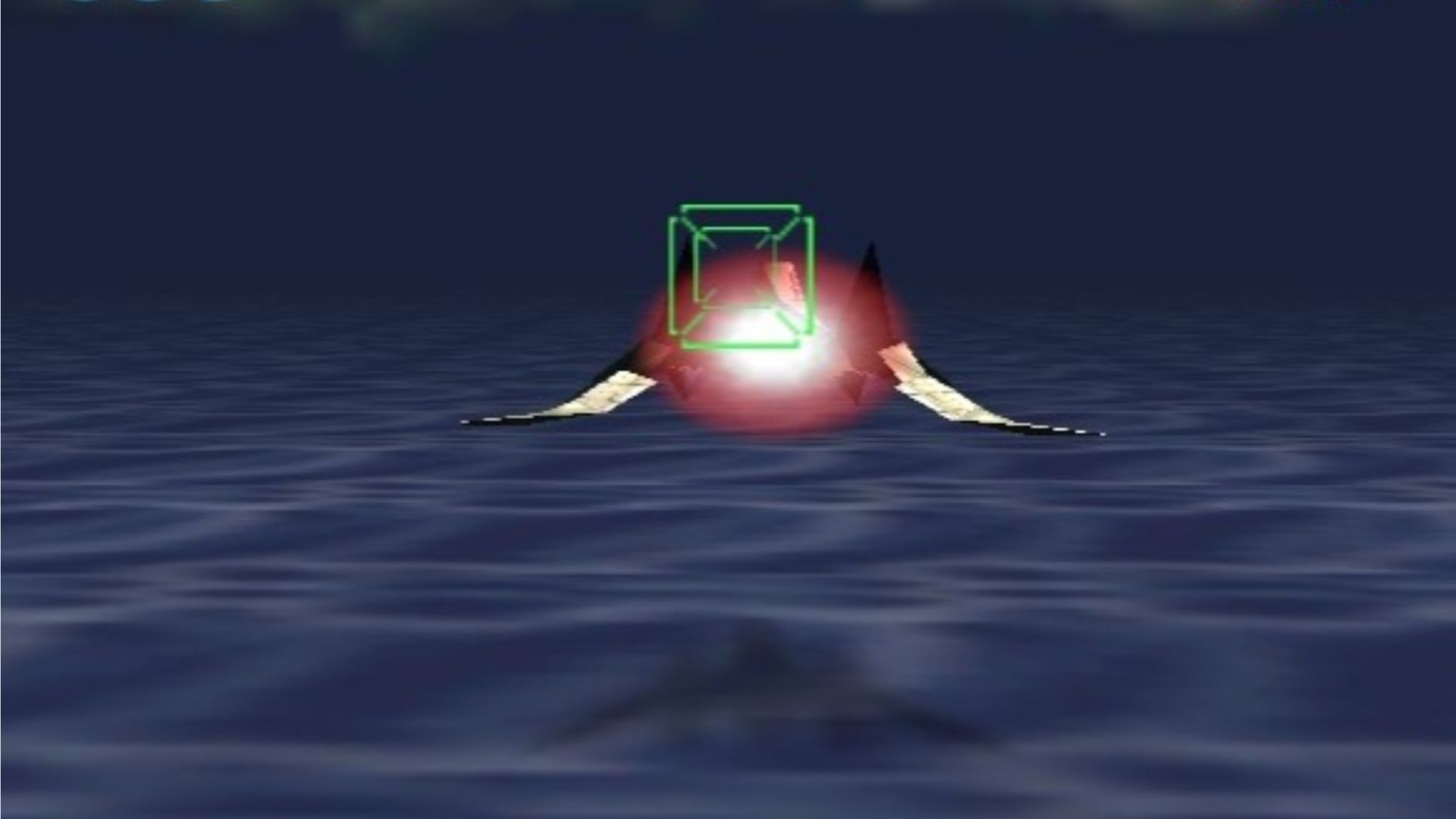 Flying over water in Star Fox 64
