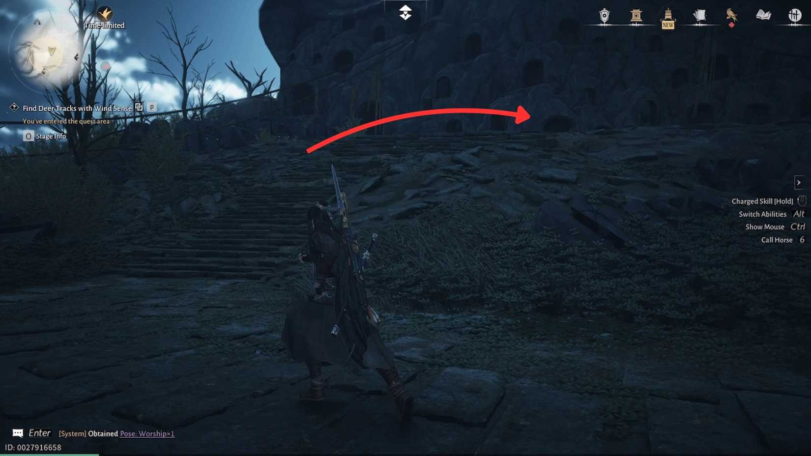 follow the deer mysterious colossus where winds meet