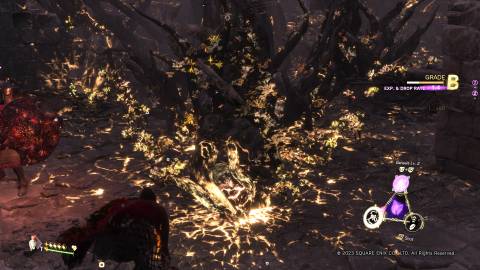 Forspoken Frey using genesis surge spell