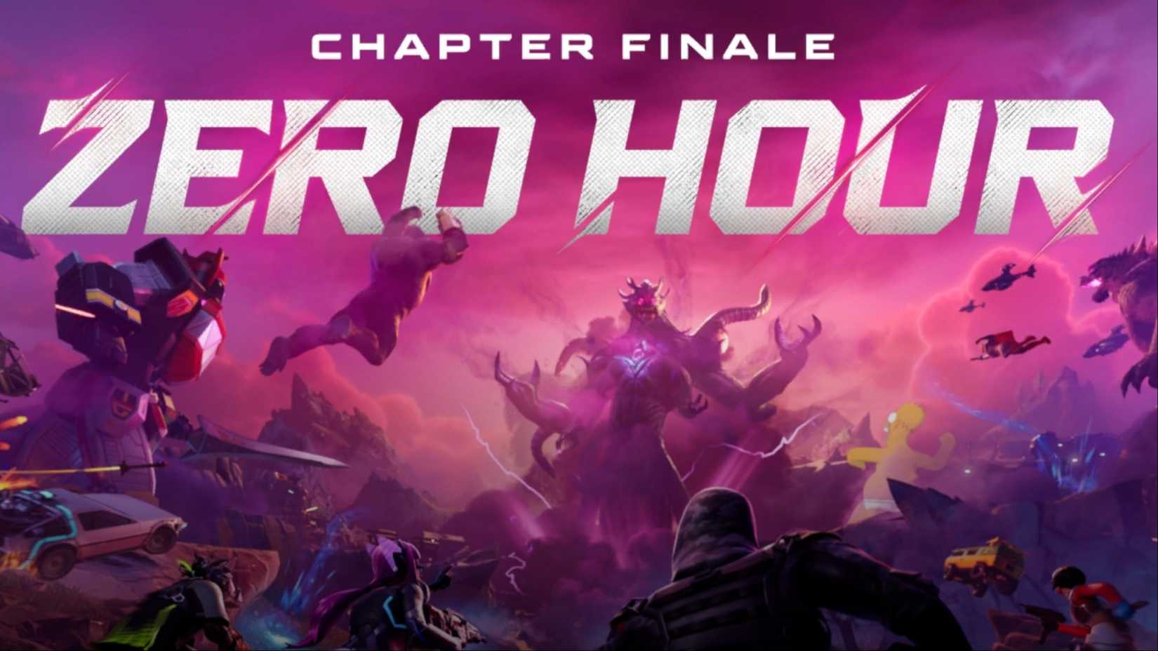 fortnite chapter finale event zero hour