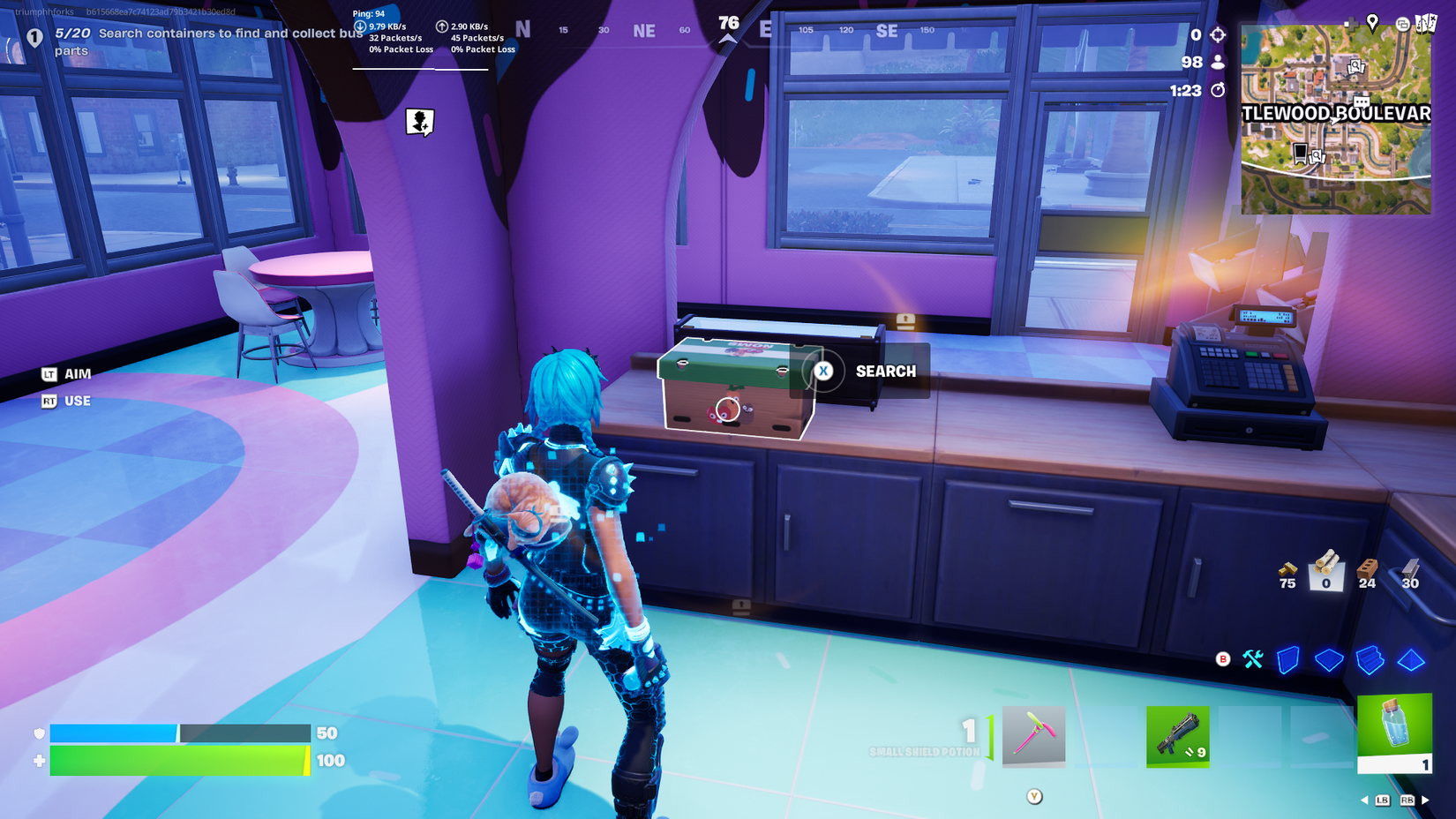 fortnite produce box search