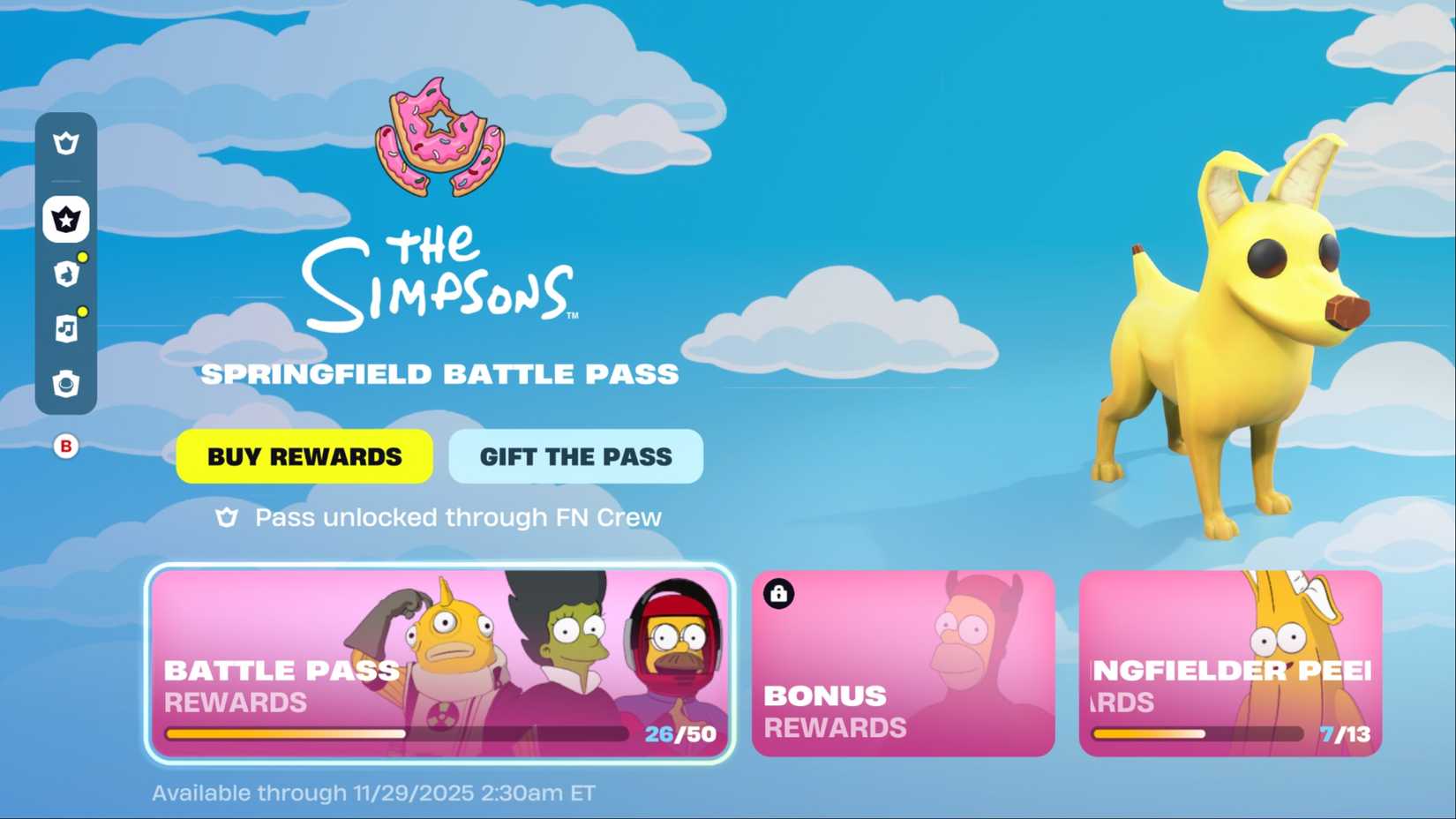fortnite simpsons pass