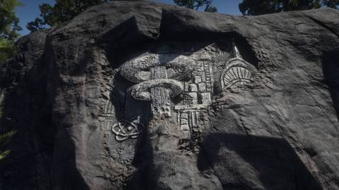 Francis Sinclair rock carvings