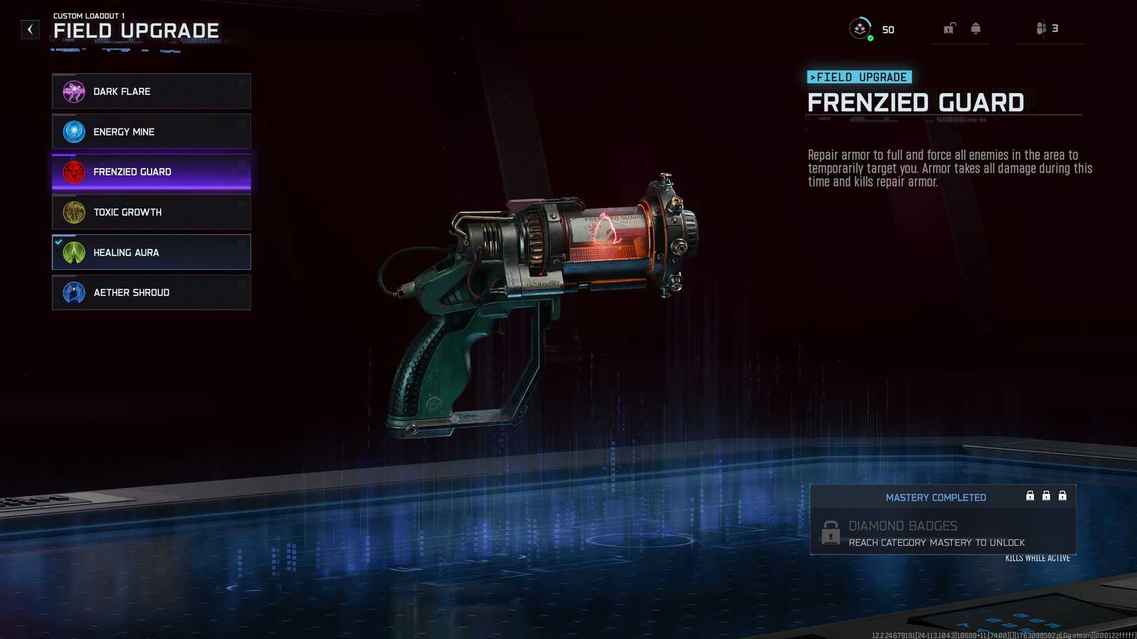 frenzied guard field upgrade bo7