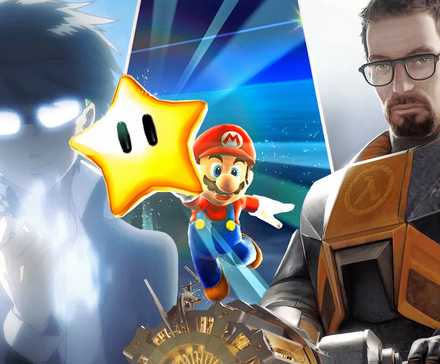 game franchises with only 10 out of 10 games Half-life, persona, and mario