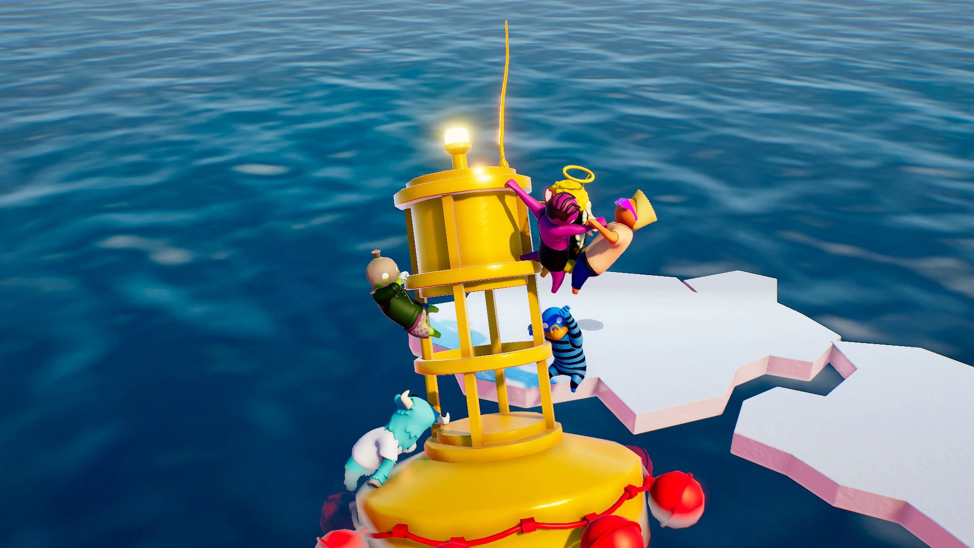 Gang Beasts holding on for dear life