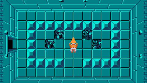 Getting a piece of triforce in The Legend Of Zelda (NES)