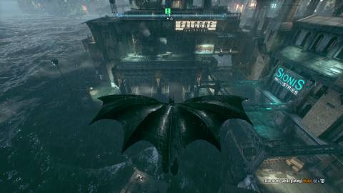 Gliding in Batman Arkham Knight