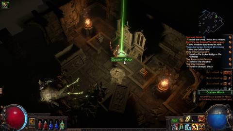 golden hand in path of exile