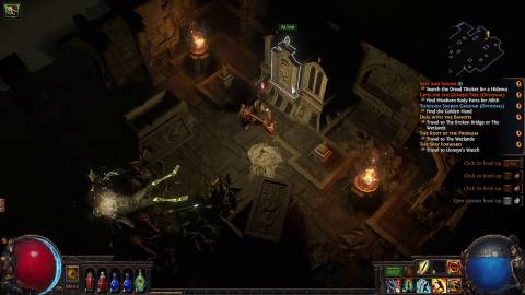 golden hand location path of exile