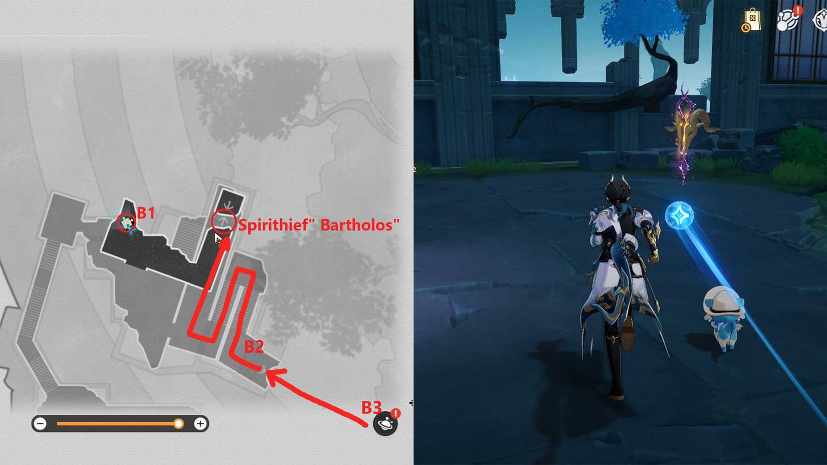 golden scapegoat 3 Memortis Shore Ruins Of Time location in hsr honkai star rail