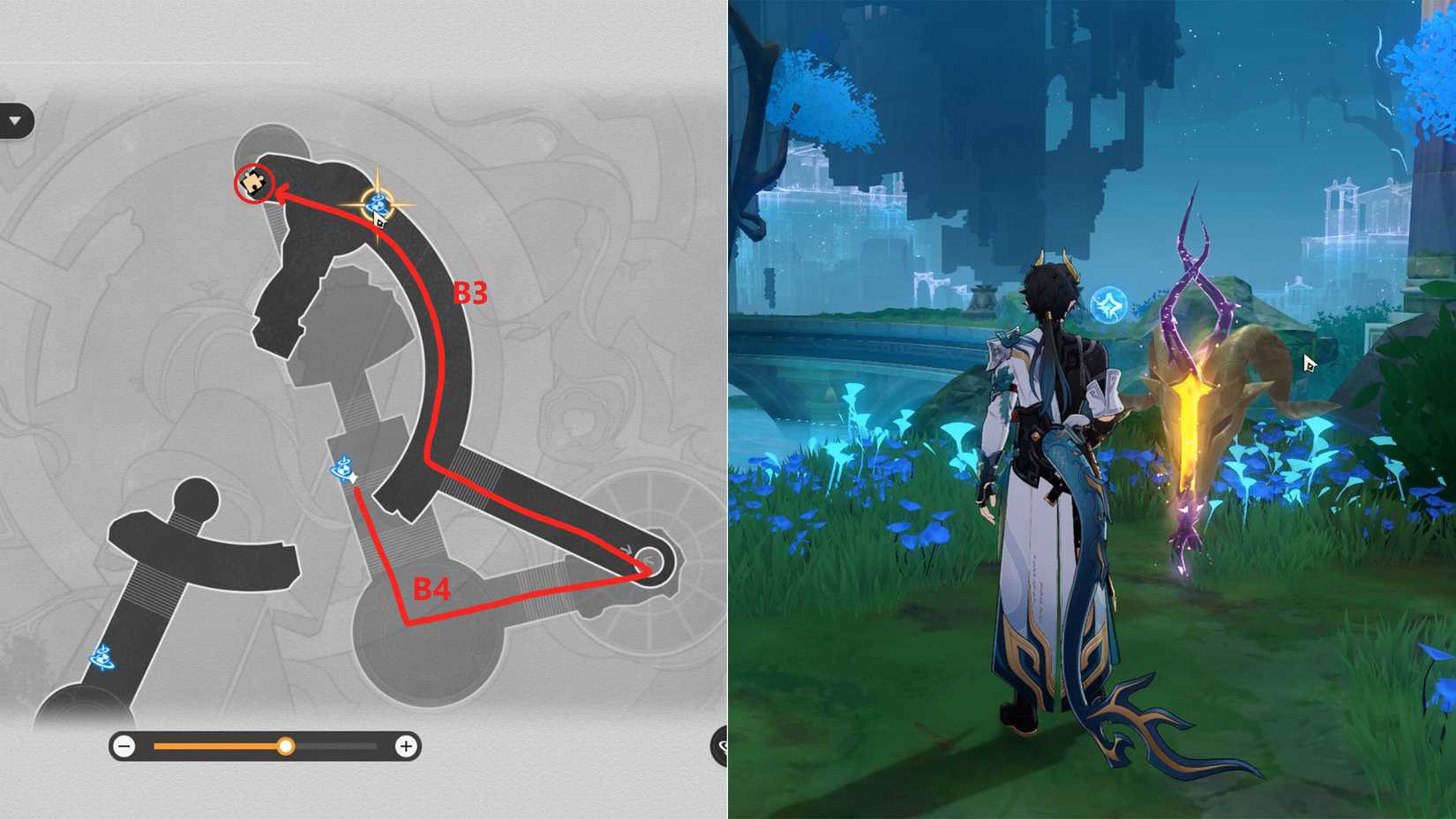 golden scapegoat 4 Memortis Shore Ruins Of Time location in hsr honkai star rail