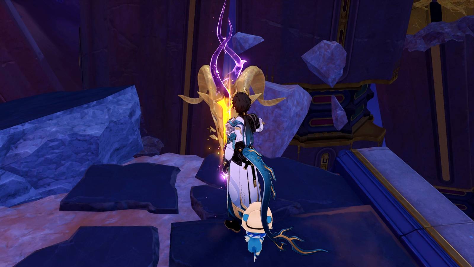 golden scapegoat and prophecy tablet puzzle Nightmare's Echo Great Tomb in hsr honkai star rail