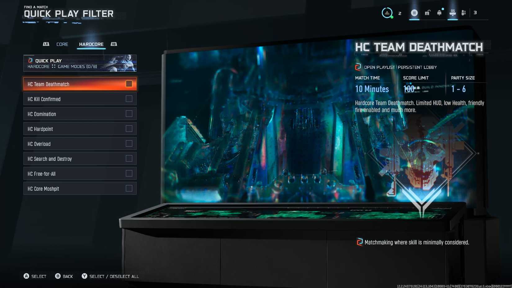 hardcore game modes in black ops 7