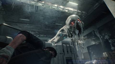 Hiding from an enemy in The Evil Within 2