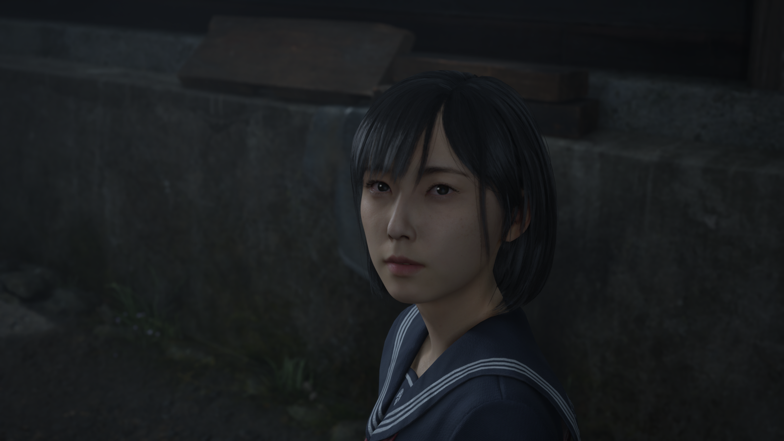 Hinako on the ground in Silent Hill f