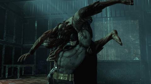 Holding an enemy in Batman Arkham Asylum