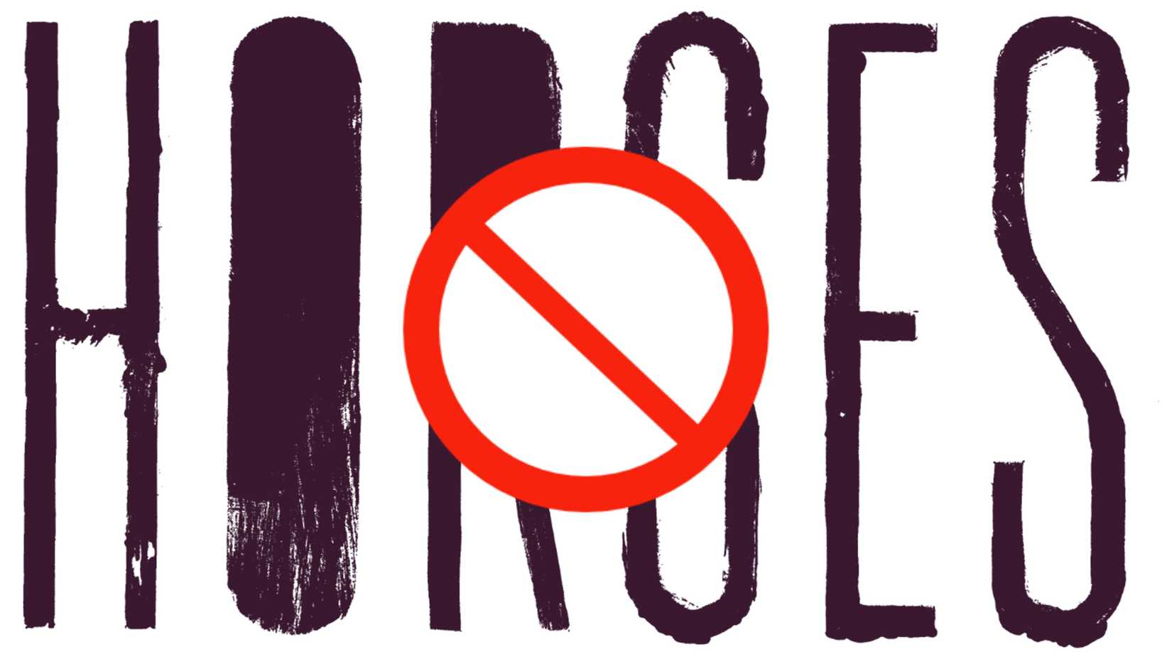 horses game logo with steam ban logo on top