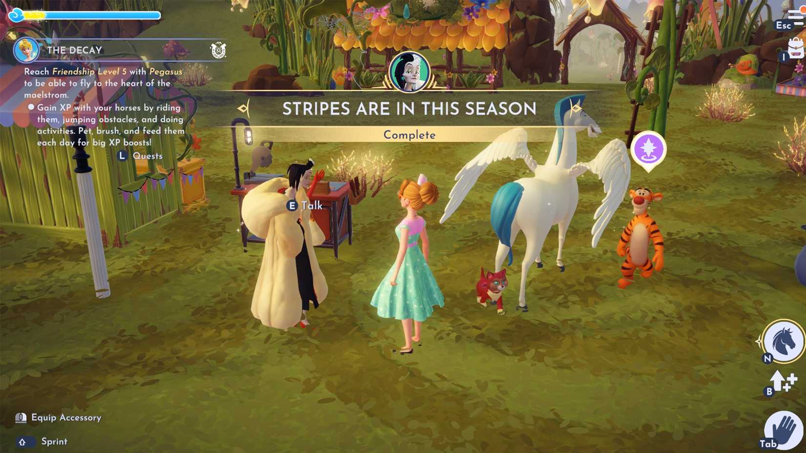 how to complete stripes are in this season quest in ddv disney dreamlight valley