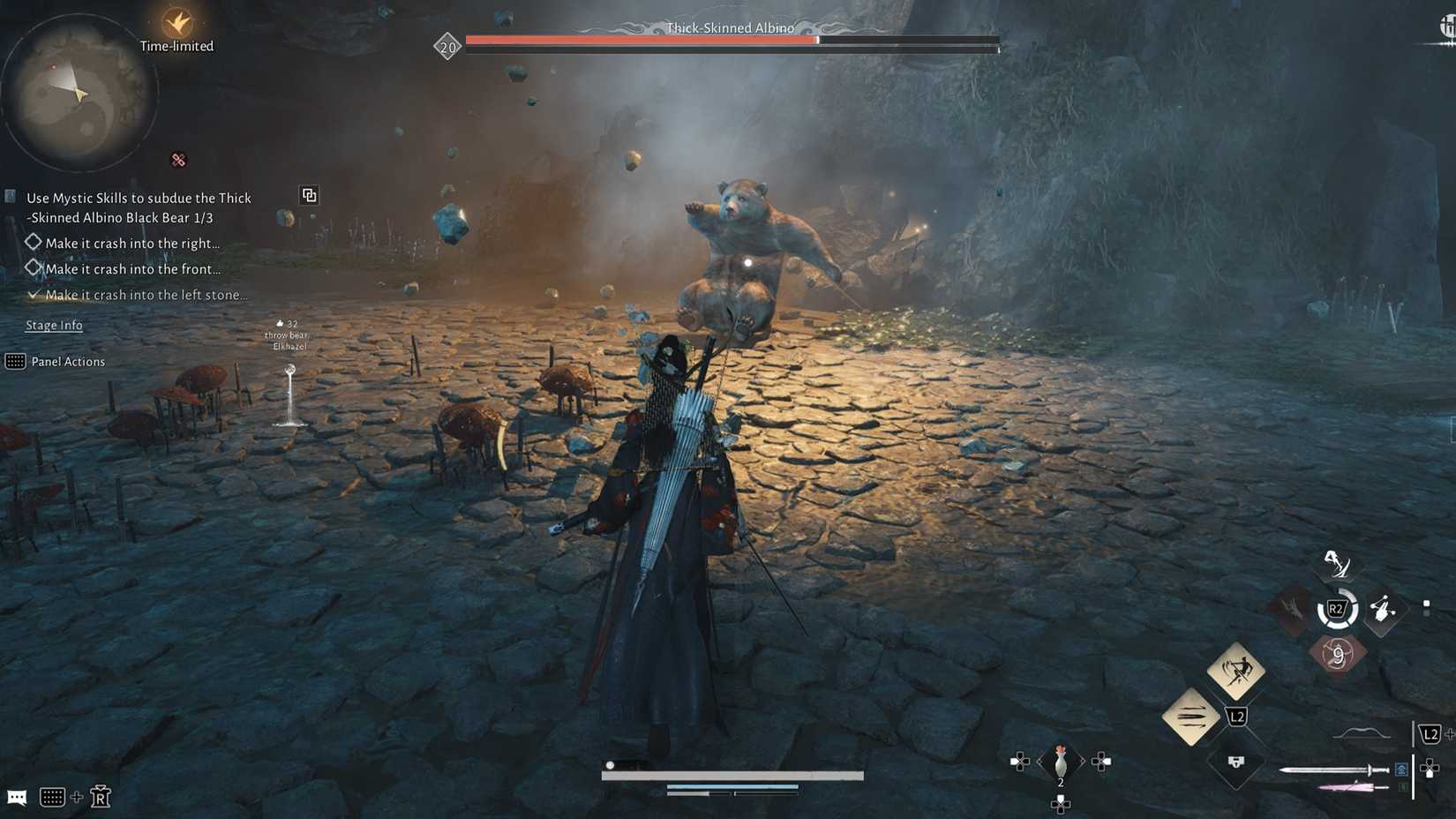 how to beat a bear in wwm where the winds meet