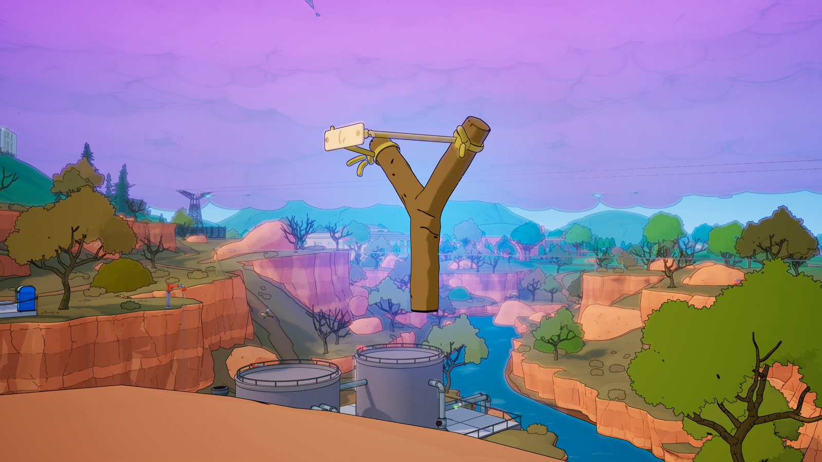 How to Get the Cobalt Slingshot in Fortnite