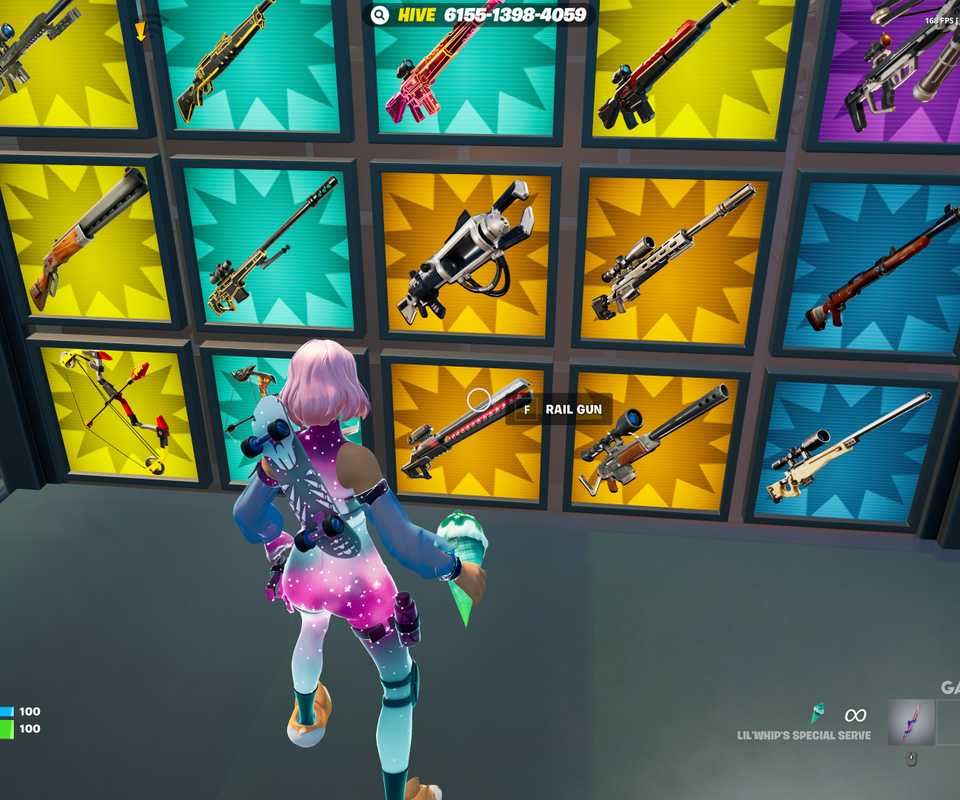 how to get the Neon Sniper in 1v1 with Every Gun (Fortnite)