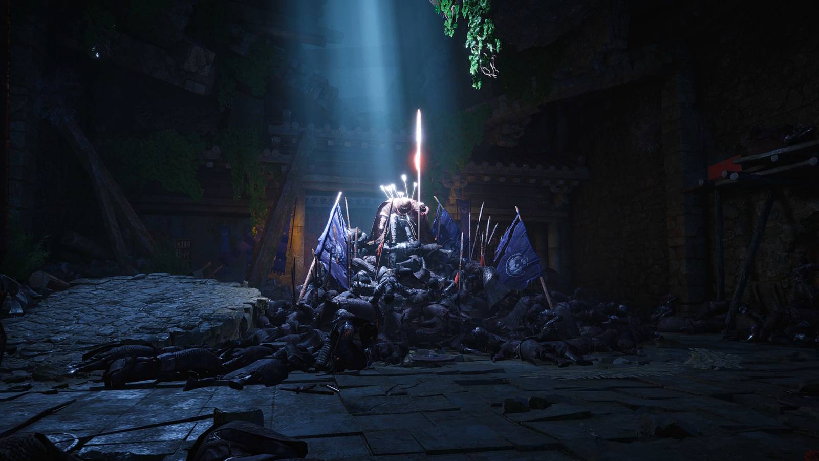 how to solve wall puzzle in echoes of old battles in wwm where winds meet