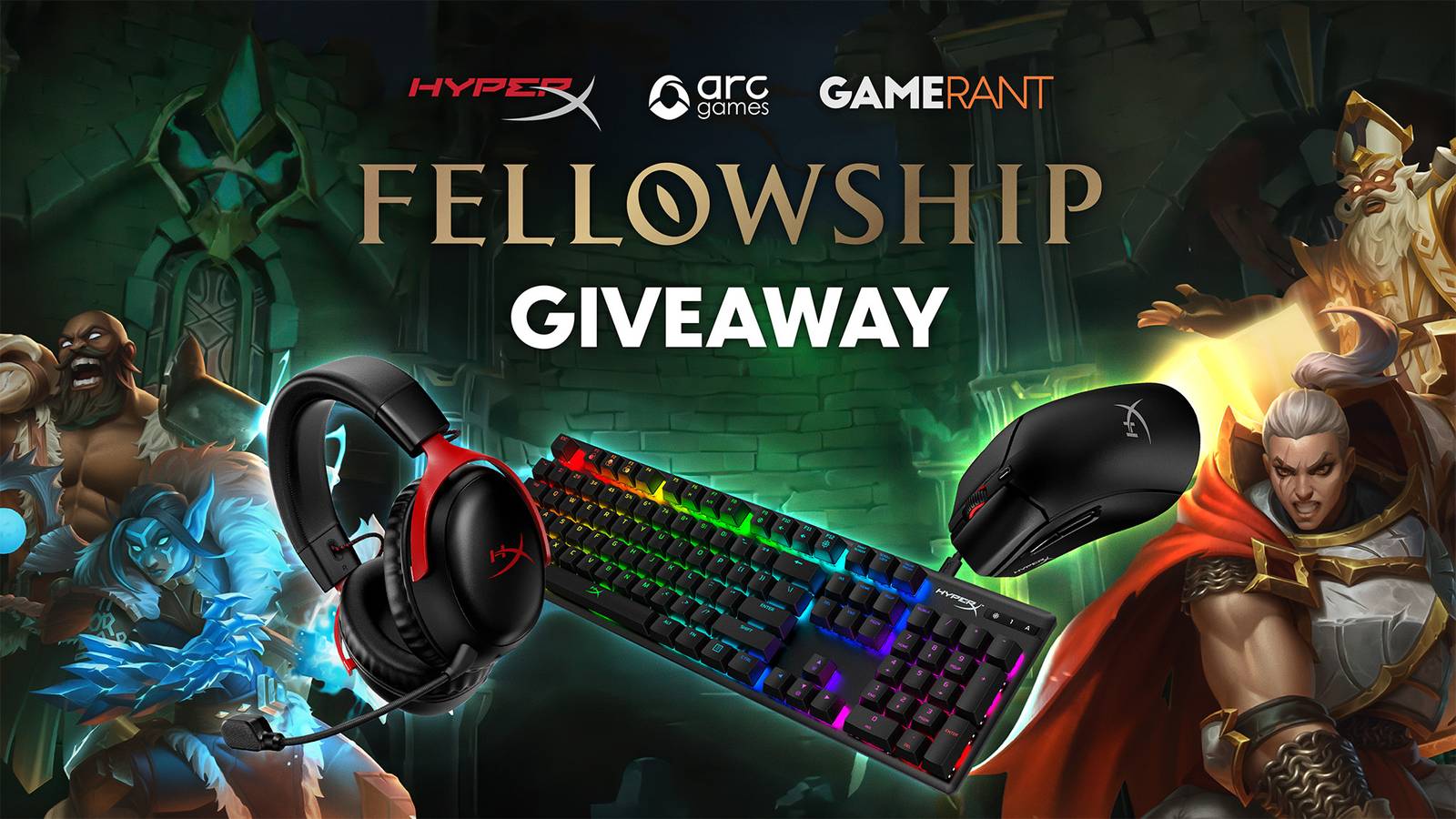 HyperX x Fellowship Giveaway Arc Games The Best War Games