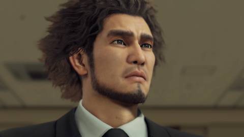 Ichiban wearing a suit in Yakuza Like A Dragon