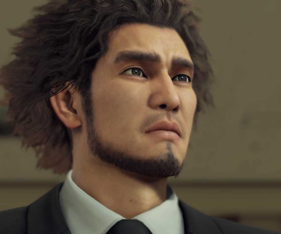 Ichiban wearing a suit in Yakuza Like A Dragon