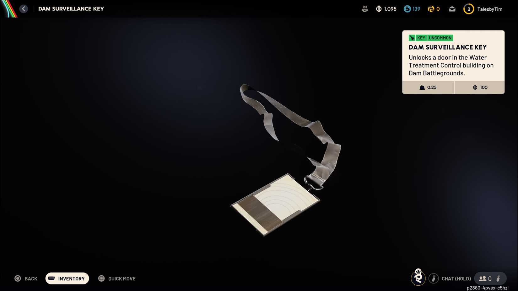 A chave de vigilância da barragem em ARC Raiders dropraro-guia-cartoes-chave-arc-raiders