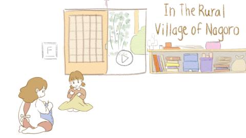 In The Rural Village of Nagoro knitting