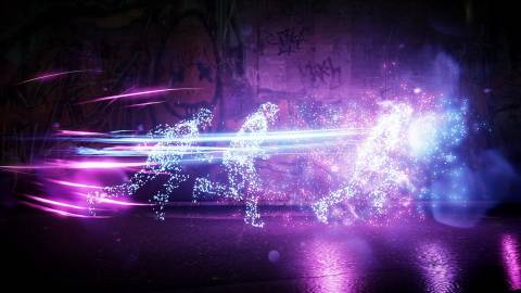 Infamous Second Son Neon Sprint In the dark