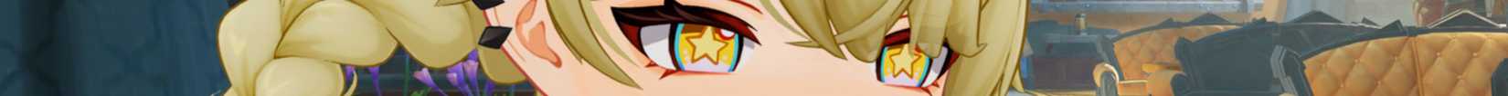 a narrow image of Jahoda's eyes - Genshin impact 