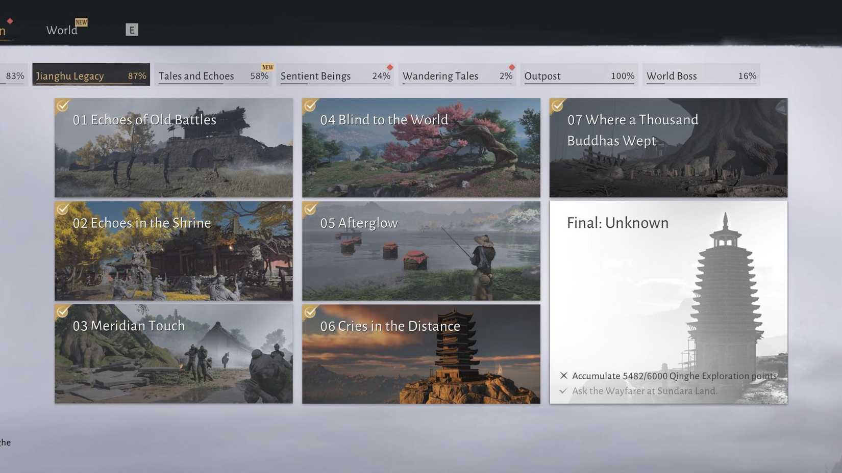 Jianghu Legacy Quests in Where Winds Meet