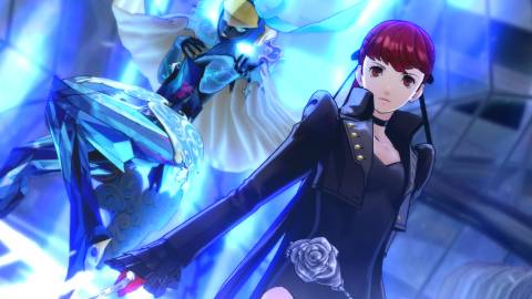 Kasumi and her Persona in Persona 5 Royal