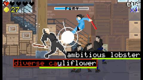 Keys of Fury Typing Action - official steam screenshot 1