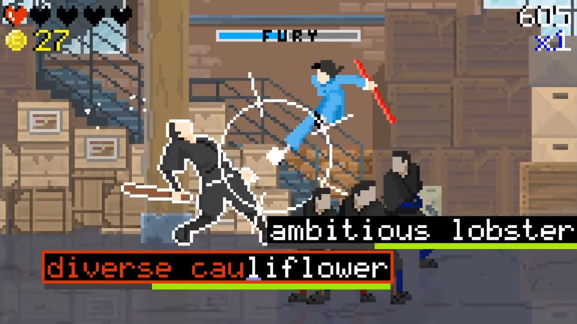 Keys of Fury Typing Action - trailer screenshot
