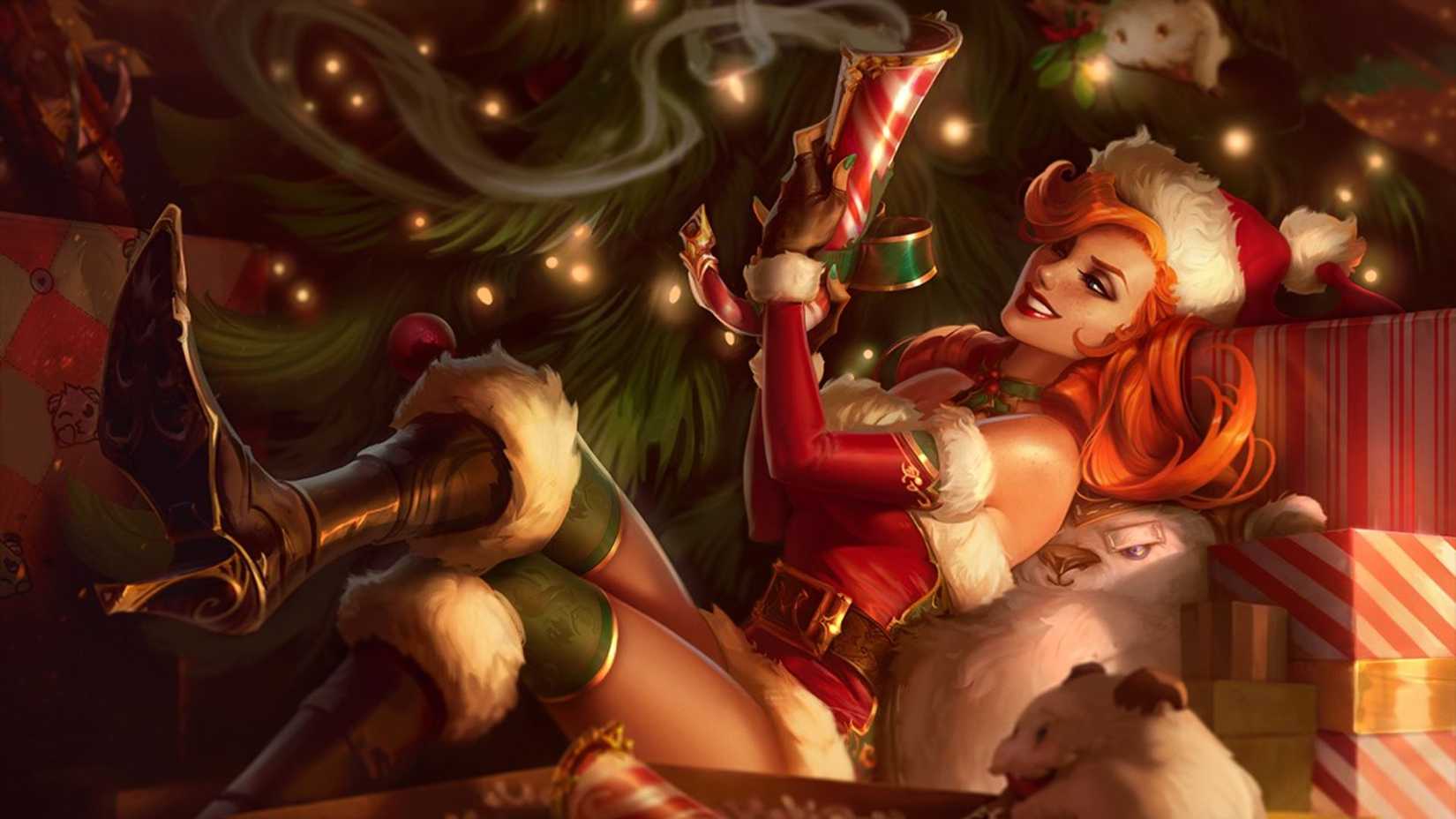 League of Legends - Skin - Candy Cane Miss Fortune