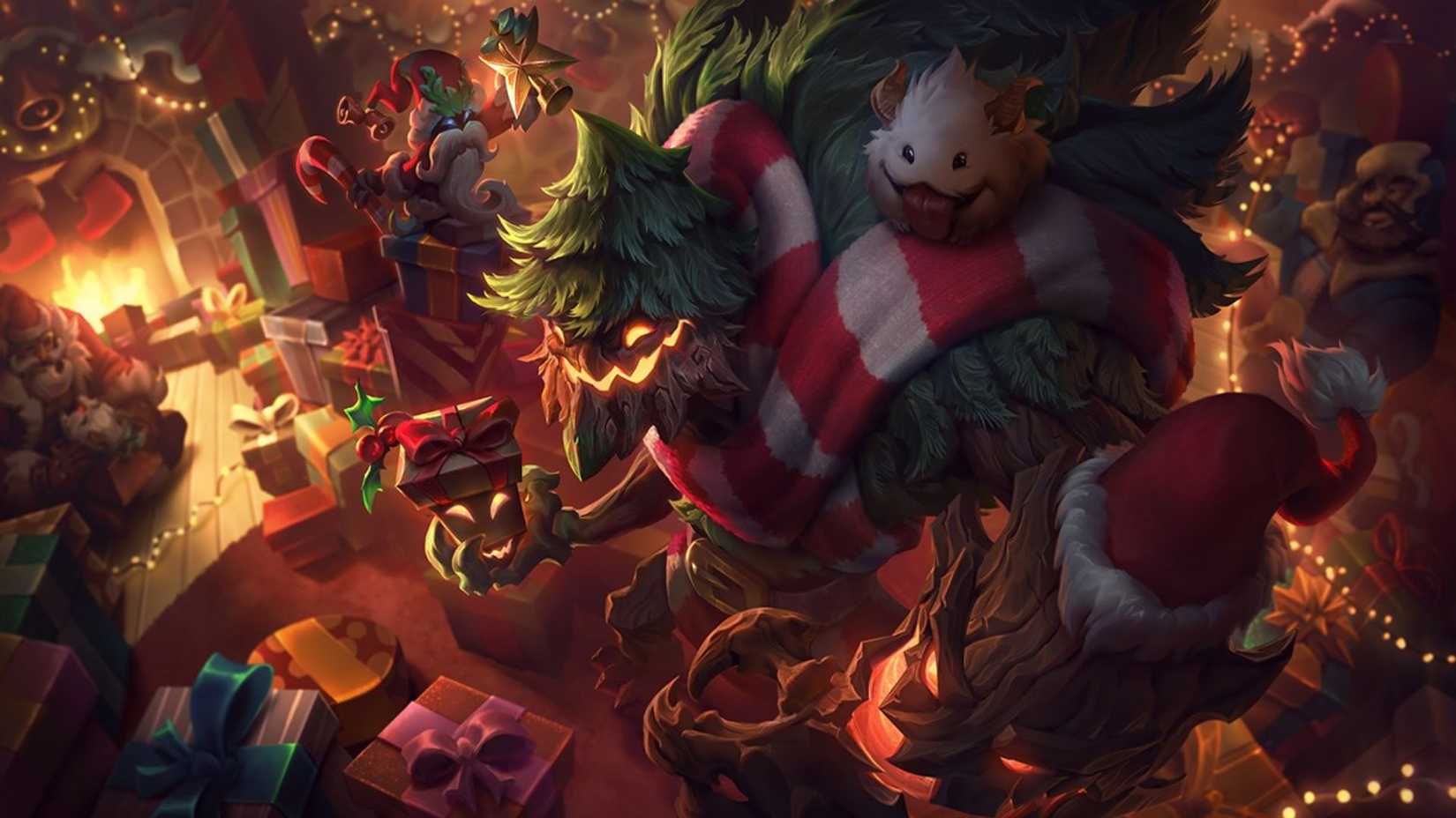 League of Legends - Skin - Festive Maokai