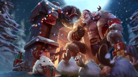 League of Legends - Skin - Santa Braum