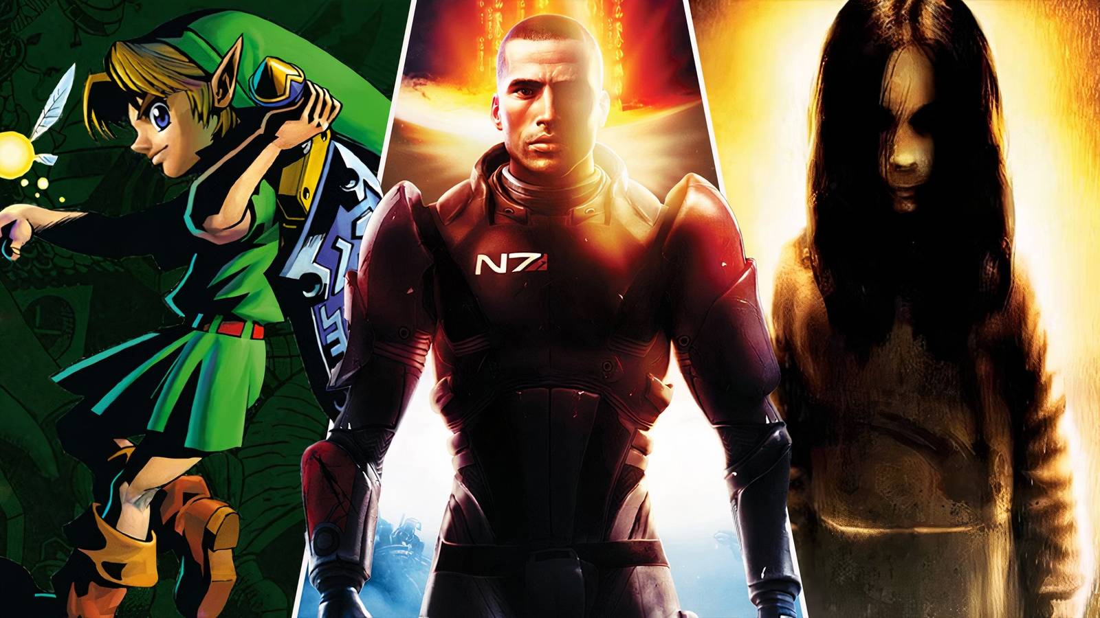 legendary games that aged like fine wine and one that didn't - legend of zelda majora's mask, mass effect, and fear-1