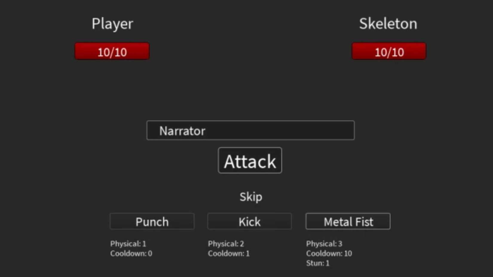 Life Incremental - player vs skeleton