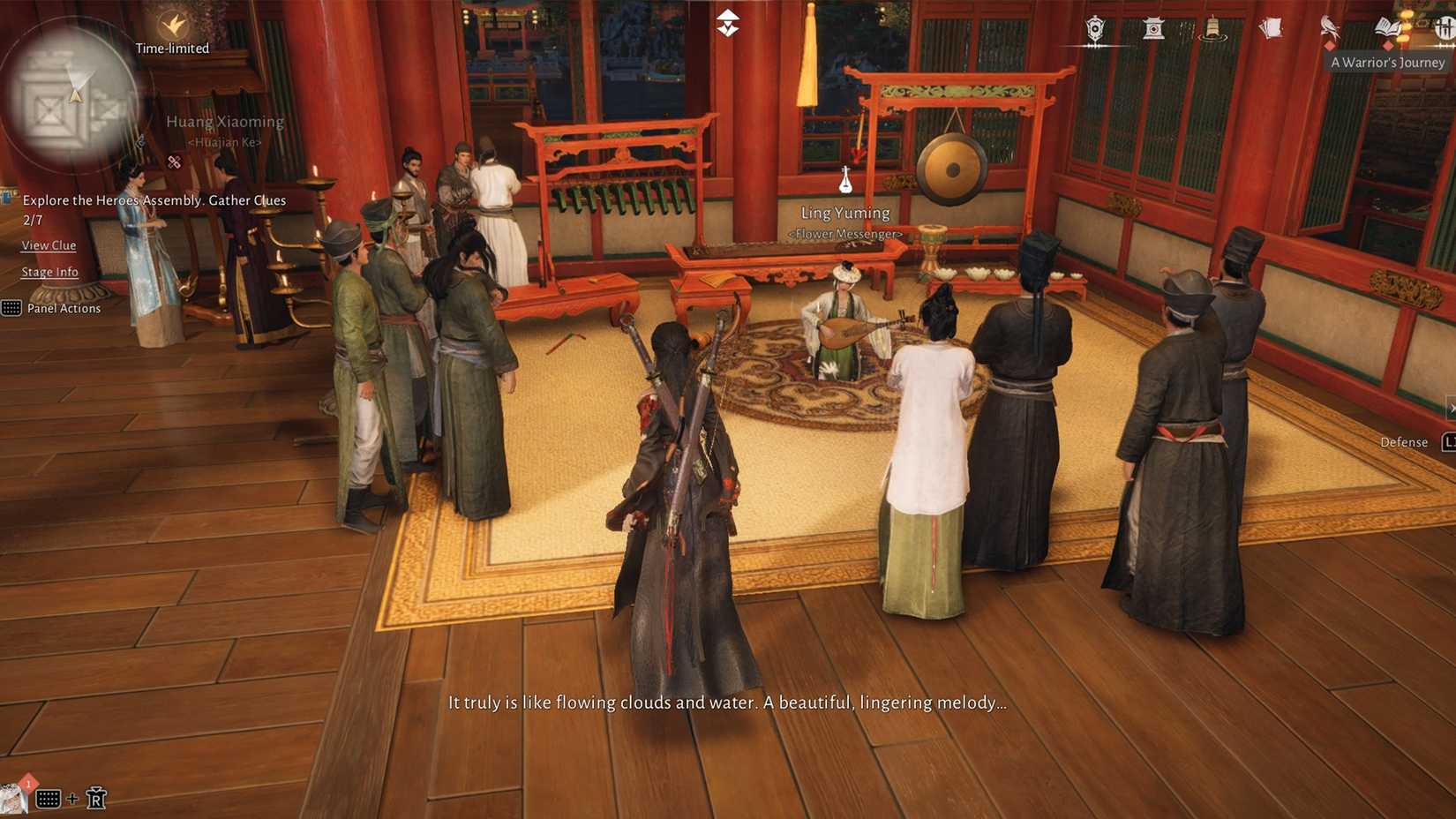 Ling Yuming sombras em flor, pista em wwm, onde os ventos se encontram