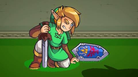 Link in Cadence of Hyrule
