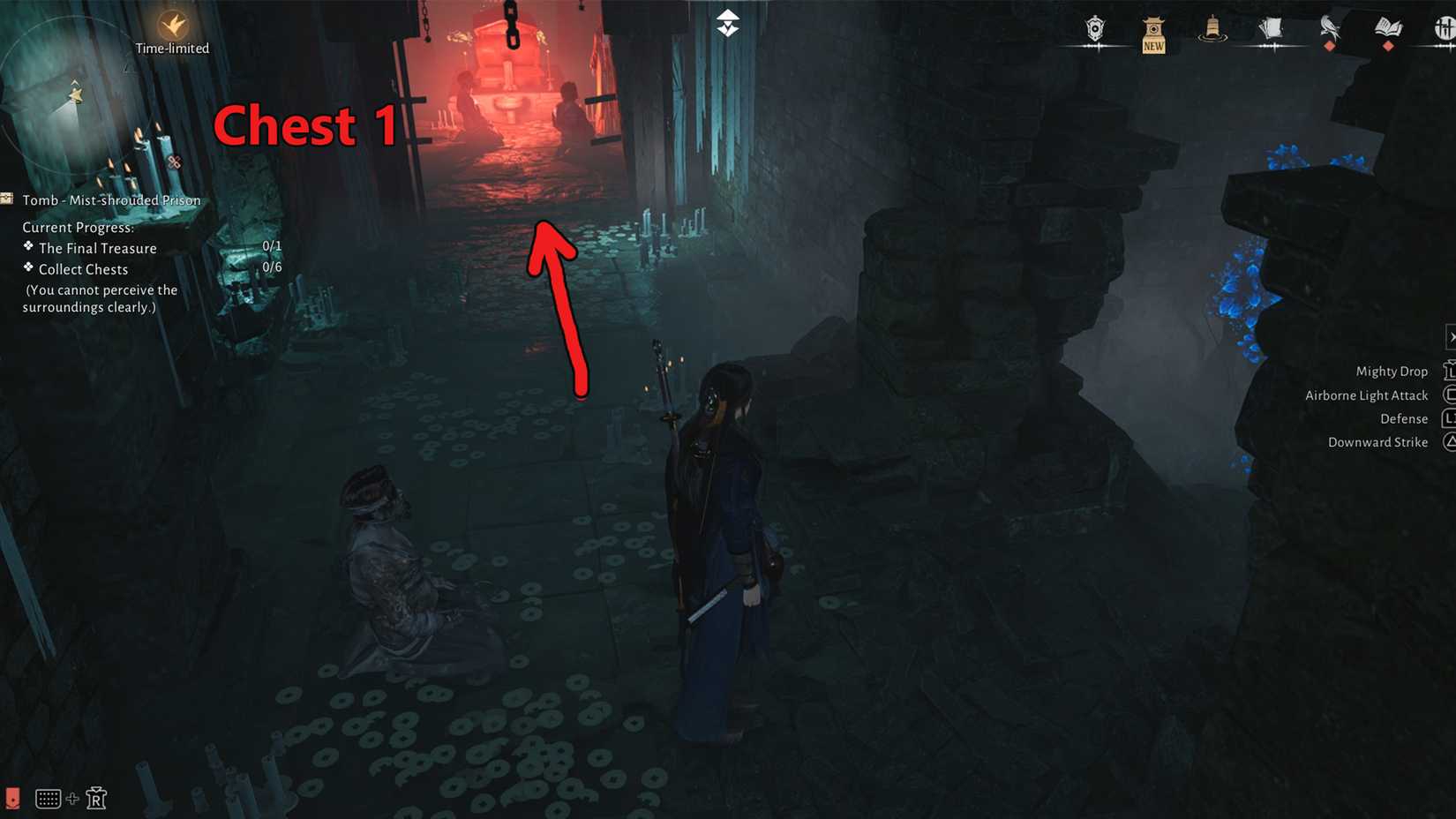 loop 1 mist shrouded prison chest 1 place in wwm where the winds meet