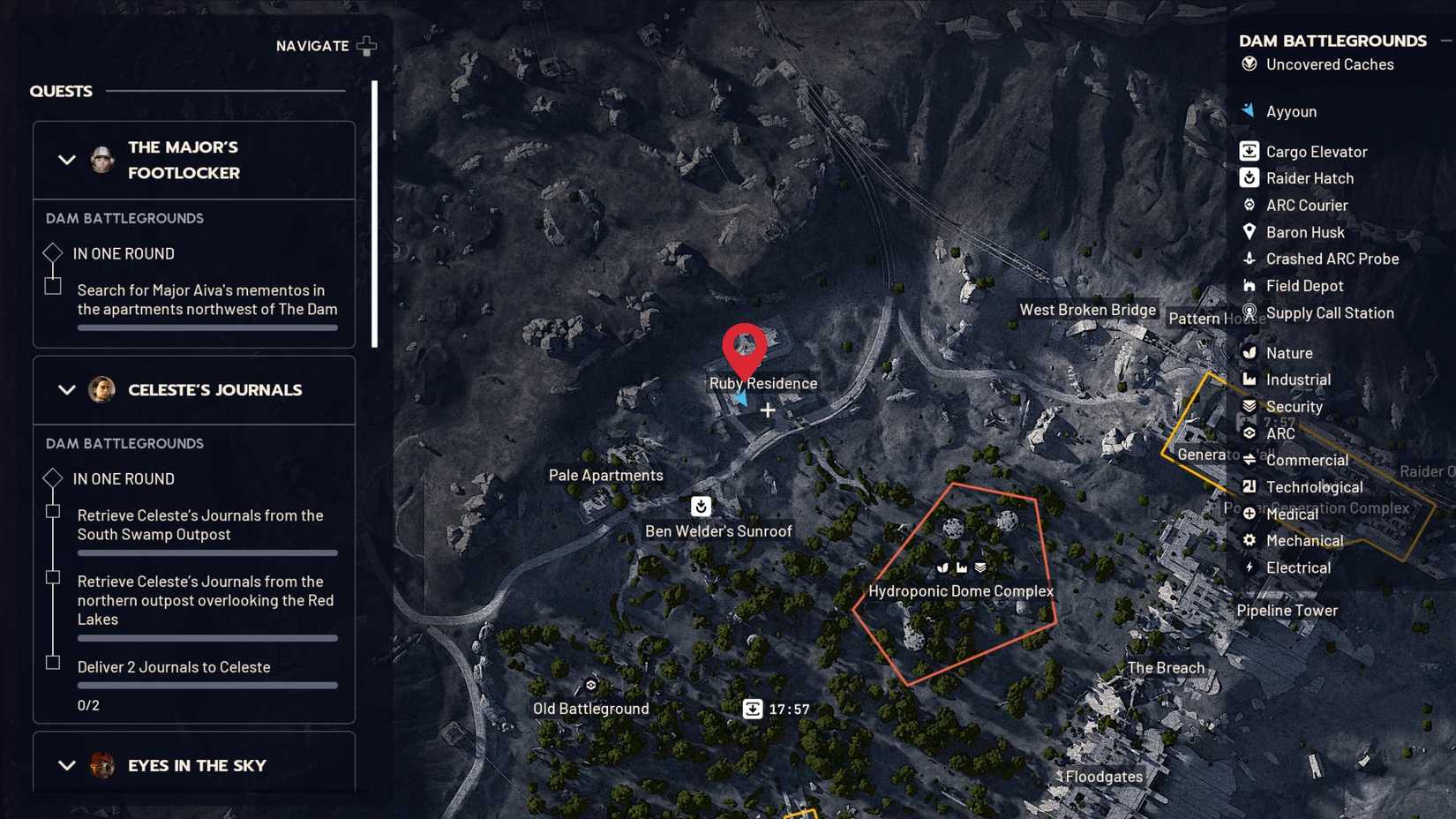 Major Aiva's Mementos Location ARC Raiders