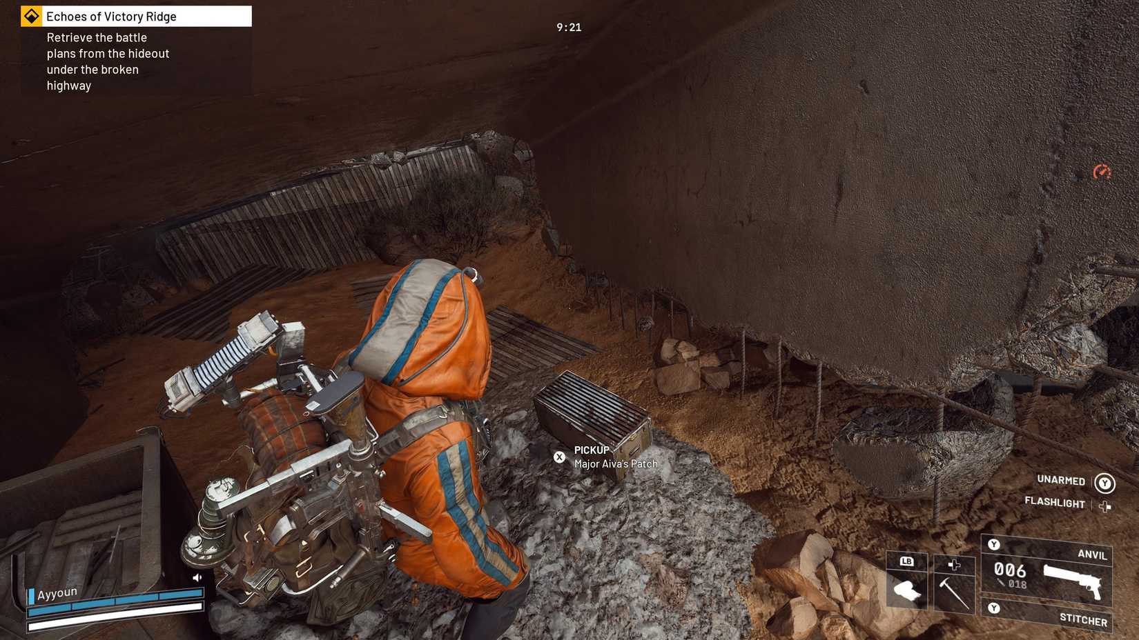 Major Aiva patch echo from Victory Ridge ARC Raiders